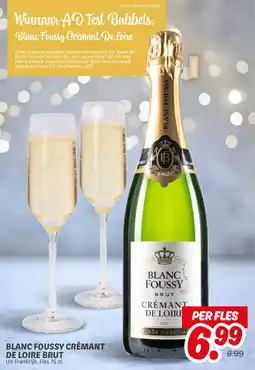 Dekamarkt Blanc foussy crémant de loire brut aanbieding