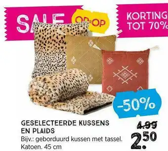 Xenos Geselecteerde Kussens En Plaids Tot 70% Korting aanbieding