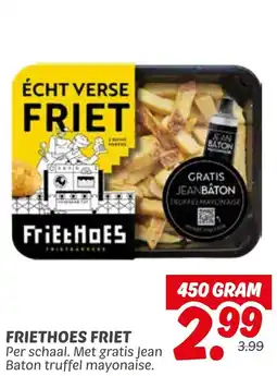 Dekamarkt Friethoes friet aanbieding