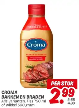 Dekamarkt Croma bakken en braden aanbieding