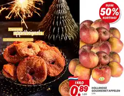 Dekamarkt Hollandse goudreinet appelen aanbieding