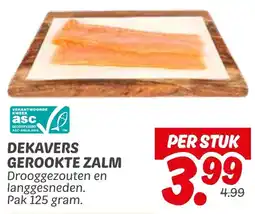 Dekamarkt Dekavers gerookte zalm aanbieding