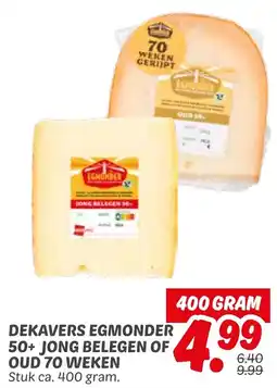 Dekamarkt Dekavers egmonder 50+ jong belegen of oud 70 weken aanbieding
