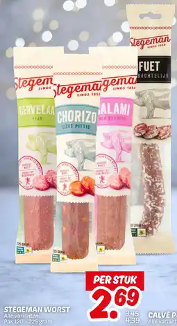 Dekamarkt Stegeman worst aanbieding