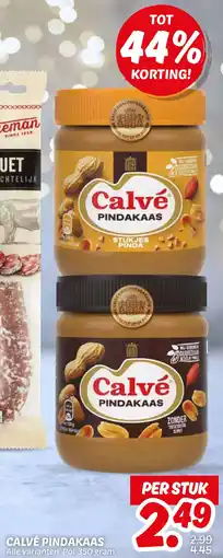 Dekamarkt Calvé pindakaas aanbieding