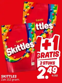 Dekamarkt Skittles aanbieding