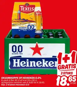 Dekamarkt Skuumkoppe of heineken 0.0% aanbieding