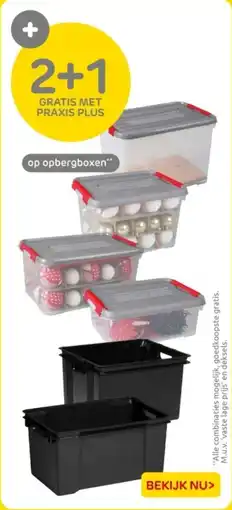 Praxis Opbergboxen aanbieding