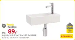 Praxis Aquavive fonteinset somme aanbieding