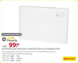 Praxis Eurom elektrische convector alutherm wifi aanbieding