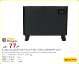 Praxis Eurom elektrische convector alutherm wifi aanbieding