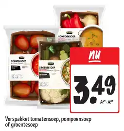 Jumbo Verspakket tomatensoep, pompoensoep of groentesoep aanbieding