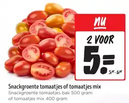 Jumbo Snackgroente tomaatjes of tomaatjes mix aanbieding