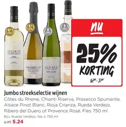 Jumbo Jumbo streekselectie wijnen aanbieding