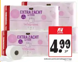 Jumbo Jumbo extra zacht & sterk toiletpapier 4-laags aanbieding