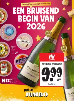 Jumbo Crémant de bourgogne aanbieding