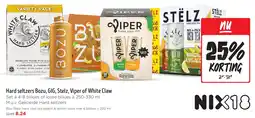 Jumbo Hard seltzers Bozu, GIG, Stelz, Viper of White Claw aanbieding