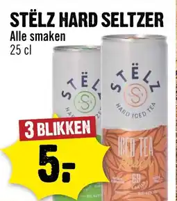 Dirck 3 Stëlz hard seltzer aanbieding