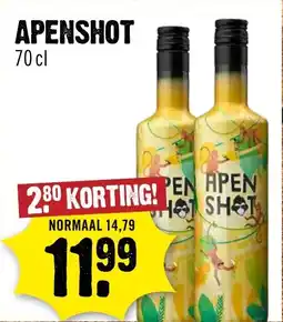 Dirck 3 Apenshot aanbieding
