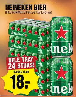 Dirck 3 Heineken bier aanbieding