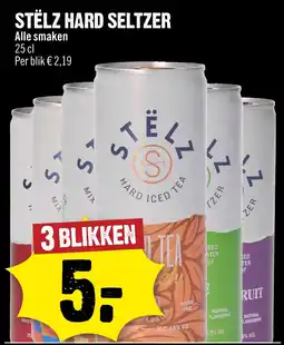 Dirck 3 Stëlz hard seltzer aanbieding