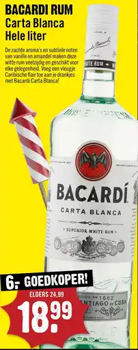 Dirck 3 Bacardi rum aanbieding