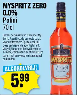 Dirck 3 Myspritz zero 0.0% aanbieding
