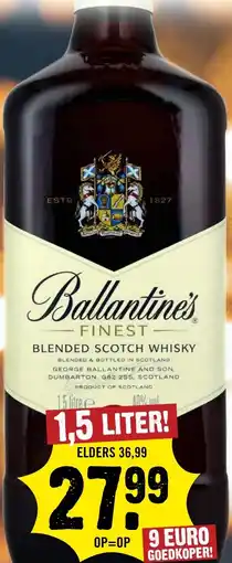 Dirck 3 Ballantine's finest aanbieding