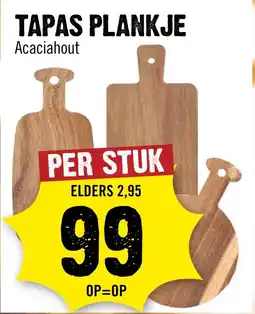 Dirck 3 Tapas plankje aanbieding