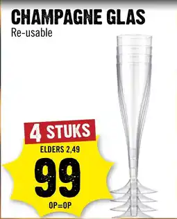 Dirck 3 Champagne glas aanbieding