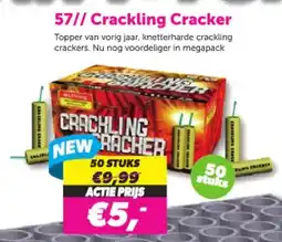 Meester Vuurwerk 57// Crackling Cracker aanbieding
