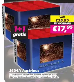 Meester Vuurwerk 1604// Austrinus aanbieding