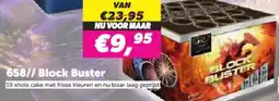 Meester Vuurwerk 658// Block Buster aanbieding