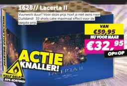 Meester Vuurwerk 1628// Lacerta II aanbieding