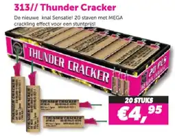 Meester Vuurwerk 313// Thunder Cracker aanbieding