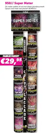 Meester Vuurwerk 950// Super Meter aanbieding