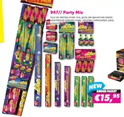 Meester Vuurwerk 947// Party Mix aanbieding