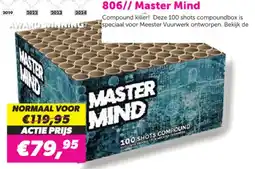 Meester Vuurwerk 806// Master Mind aanbieding