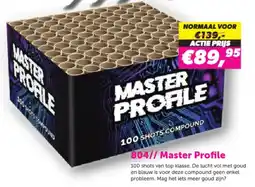 Meester Vuurwerk 804// Master Profile aanbieding