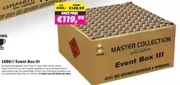 Meester Vuurwerk 1686// Event Box III aanbieding