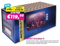 Meester Vuurwerk 1676// Scorpius II aanbieding