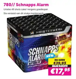 Meester Vuurwerk 780// Schnapps Alarm aanbieding