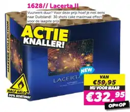 Meester Vuurwerk 1628// Lacerta II aanbieding