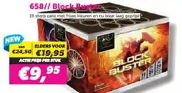Meester Vuurwerk 658// Block Buster aanbieding