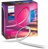 Amazon Philips Hue Play gradient lightstrip PC monitor - wit en gekleurd licht – 3x 24-27 inch monitor aanbieding