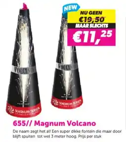 Meester Vuurwerk 655// Magnum Volcano aanbieding