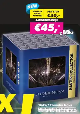 Meester Vuurwerk 1645// Thunder Nova aanbieding