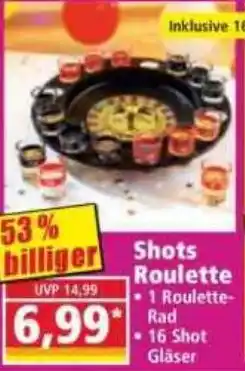 Norma DE Shots Roulette aanbieding