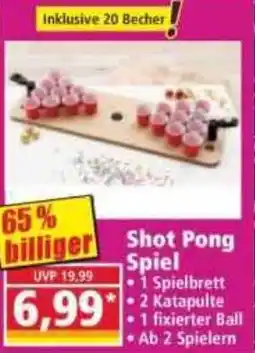 Norma DE Shot Pong Spiel aanbieding