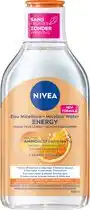 Bol.com NIVEA Micellair Water Energy - Gezichtsreiniger - Met aminozuren - pH-neutraal - Vitamine C - 400 ml aanbieding